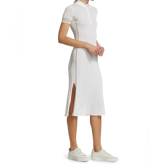 RAG & BONE Peyton Rib Polo Midi Dress - Picture 3 of 12
